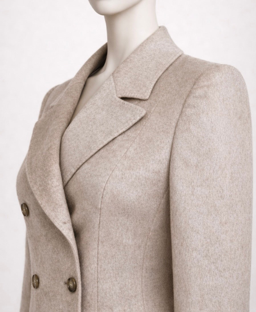 Valentino sand cashmere blazer