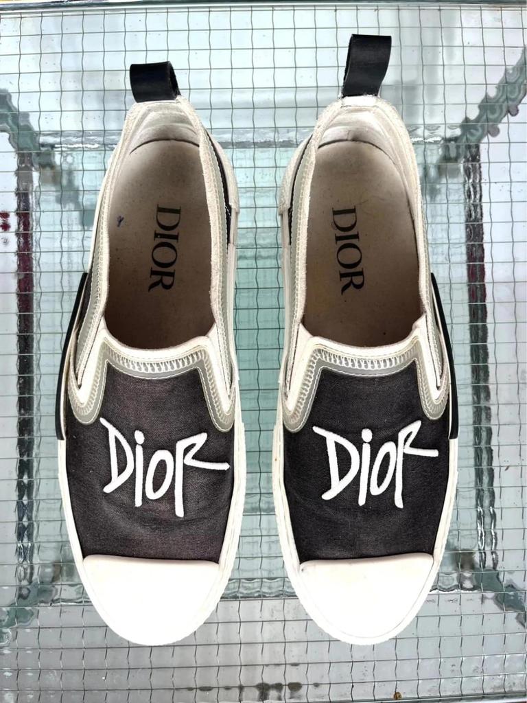 Original Dior unisex slip-on sneakers