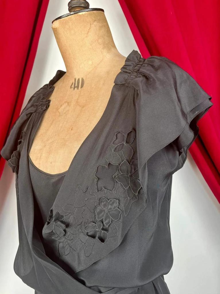 Twin-set silk slip dress and wrap dress Vanessa Bruno