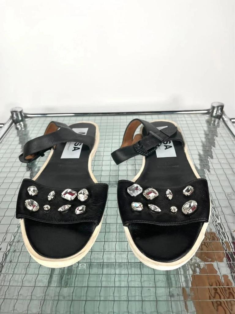 Golden Goose leather sandals