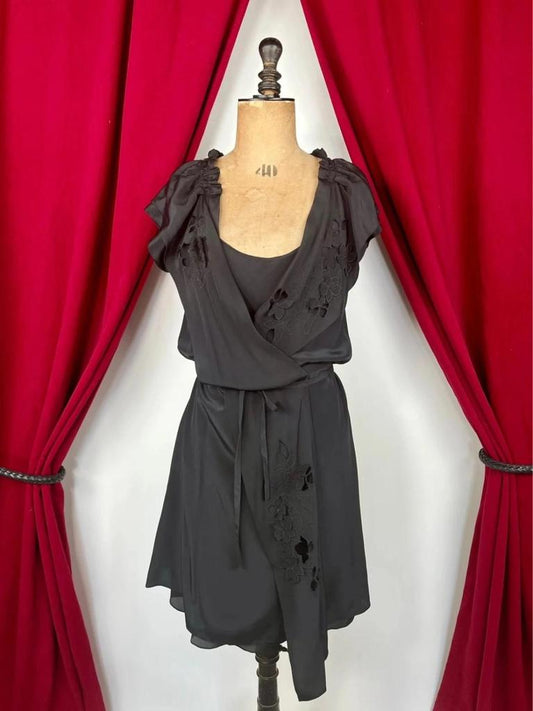 Twin-set silk slip dress and wrap dress Vanessa Bruno