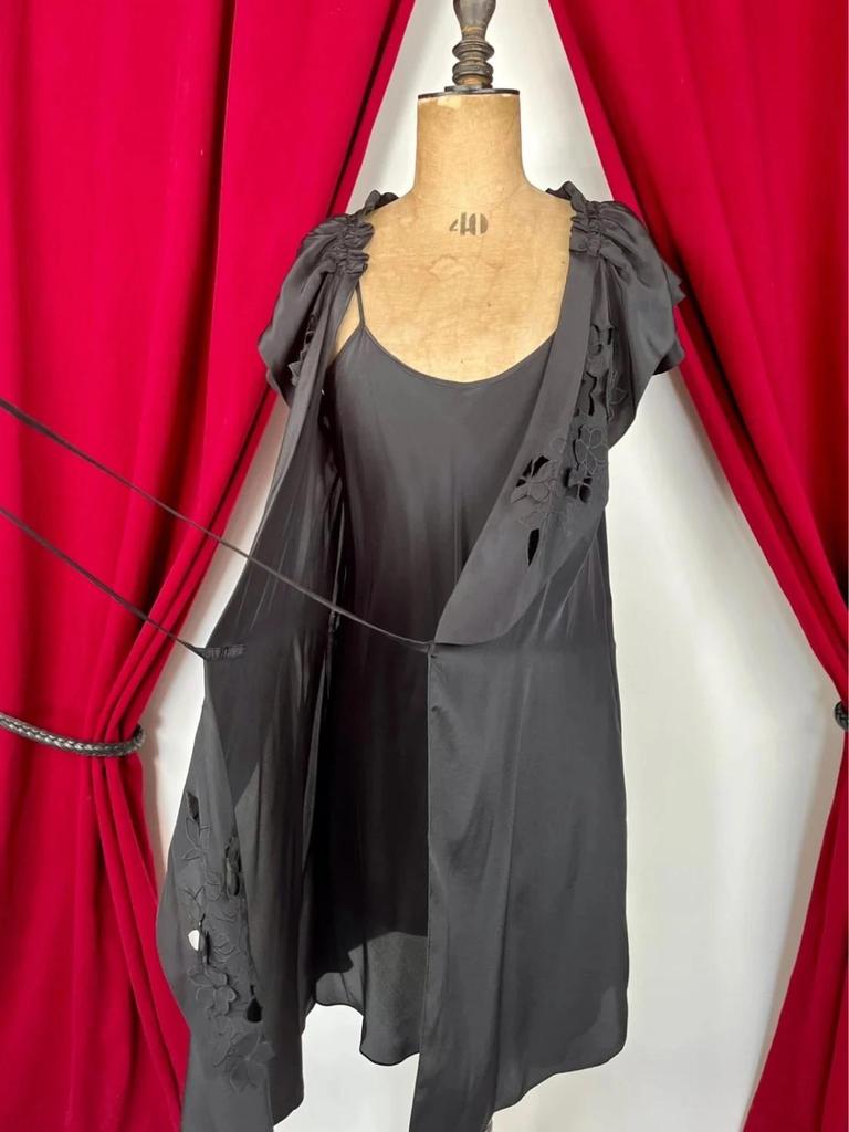 Twin-set silk slip dress and wrap dress Vanessa Bruno