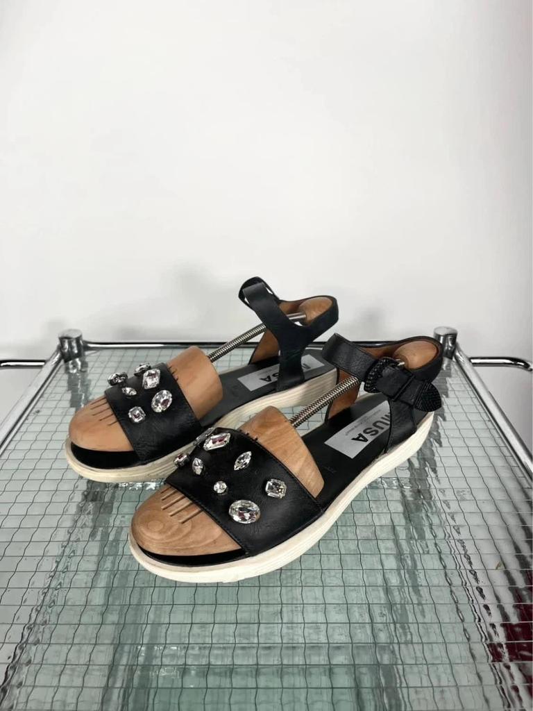 Golden Goose leather sandals