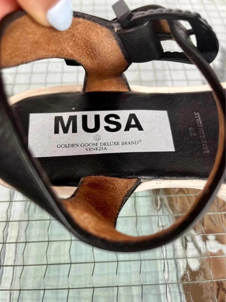 Golden Goose leather sandals