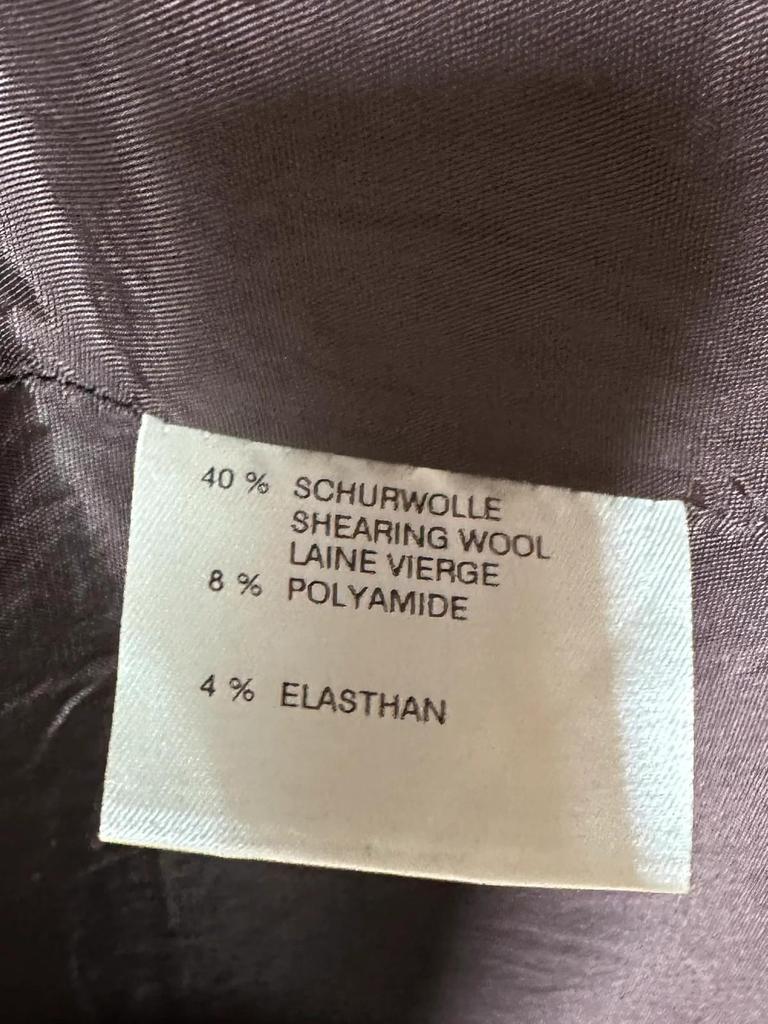 Manteau léger en laine marron Givenchy vintage