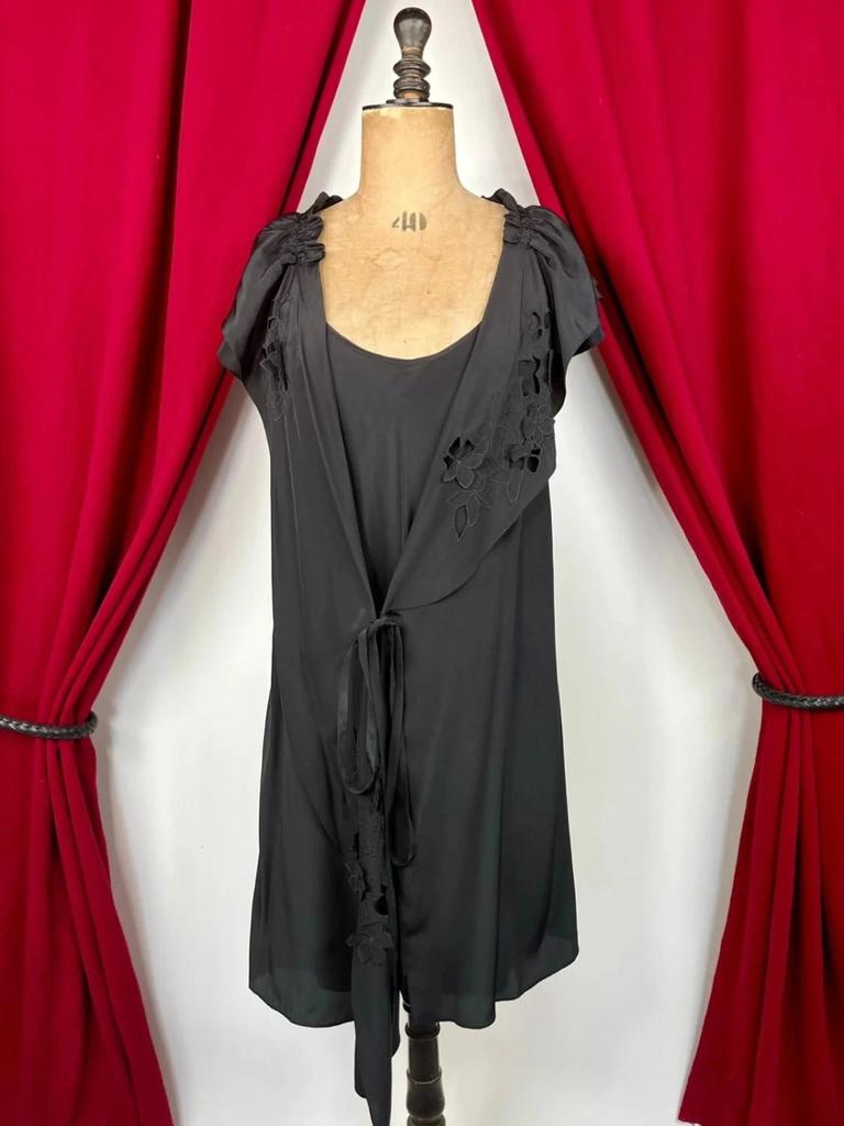 Twin-set silk slip dress and wrap dress Vanessa Bruno