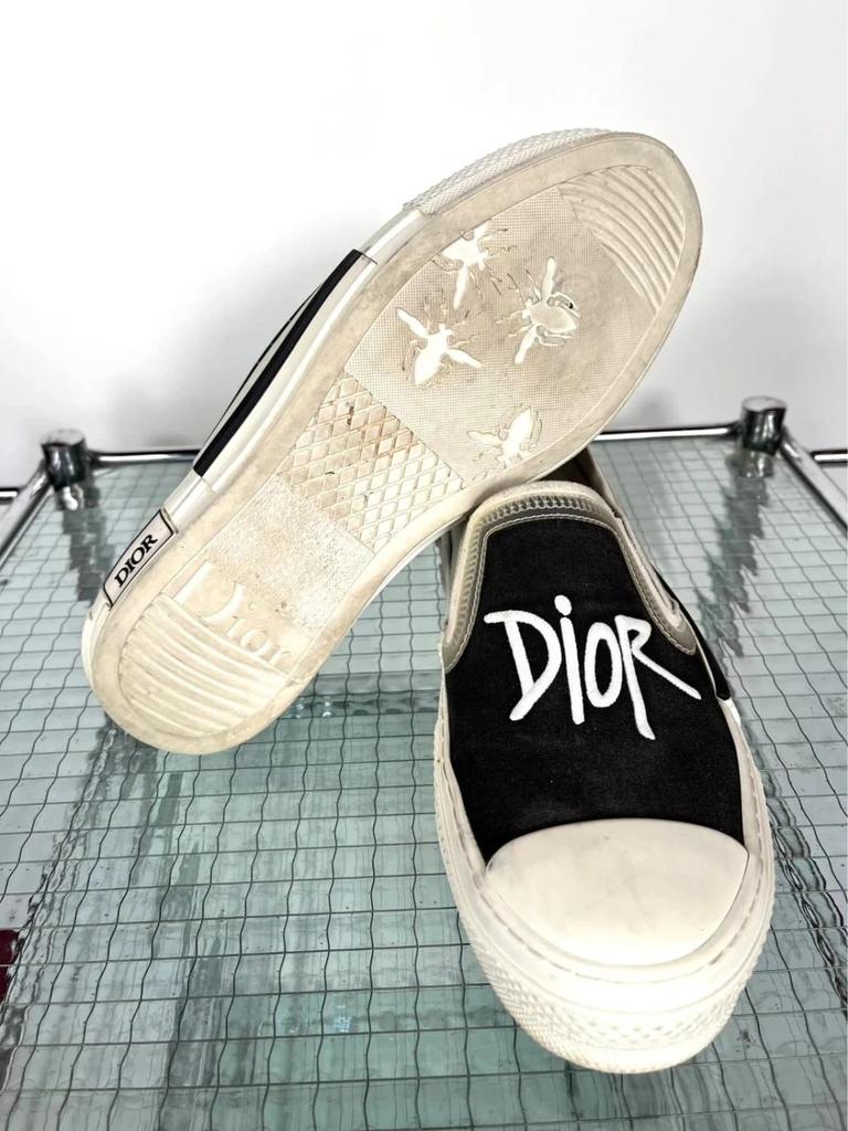 Original Dior unisex slip-on sneakers