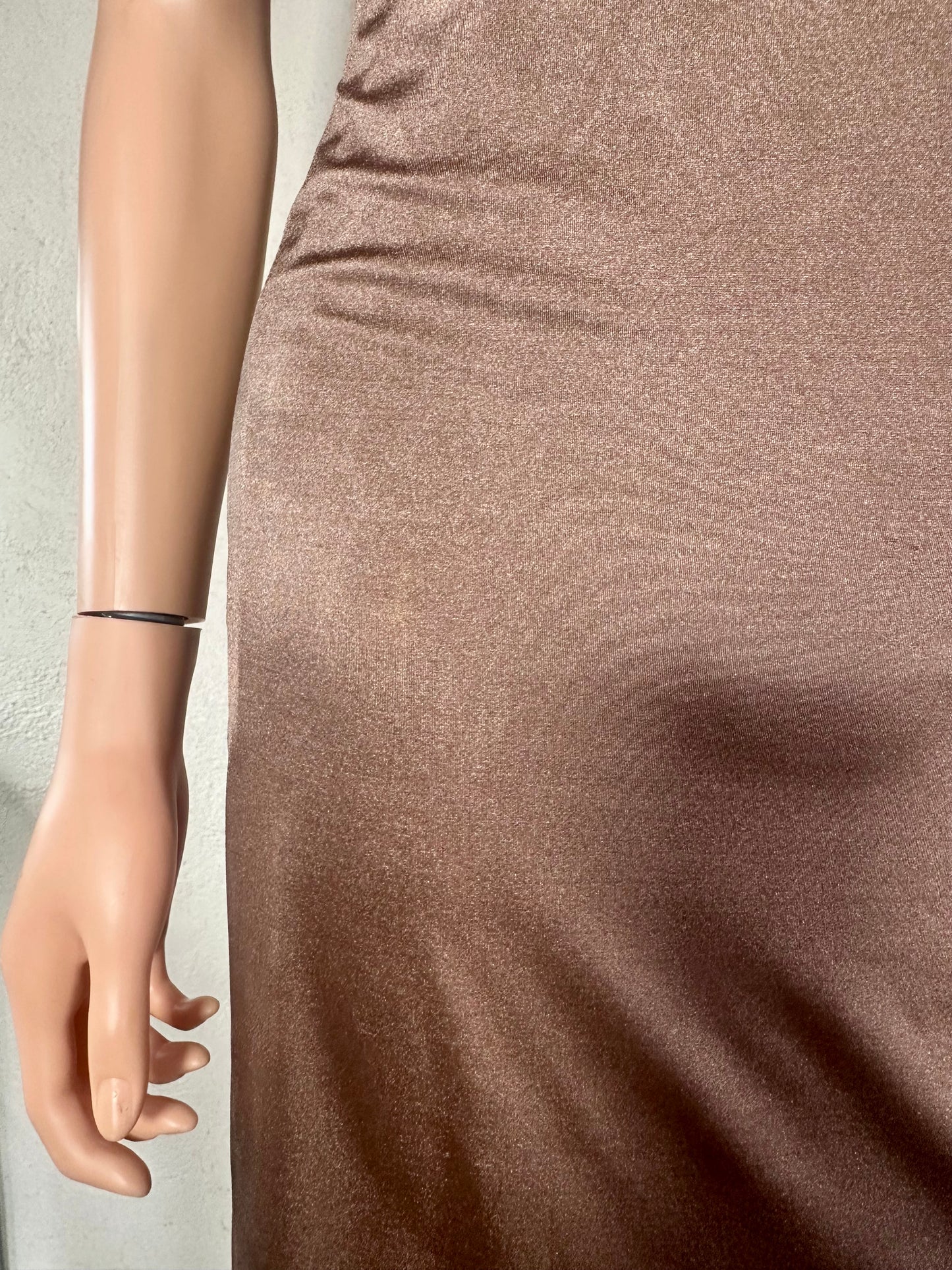 Dolce & Gabbana Mare Reversible Stretch Beach Dress Bronze/Gold