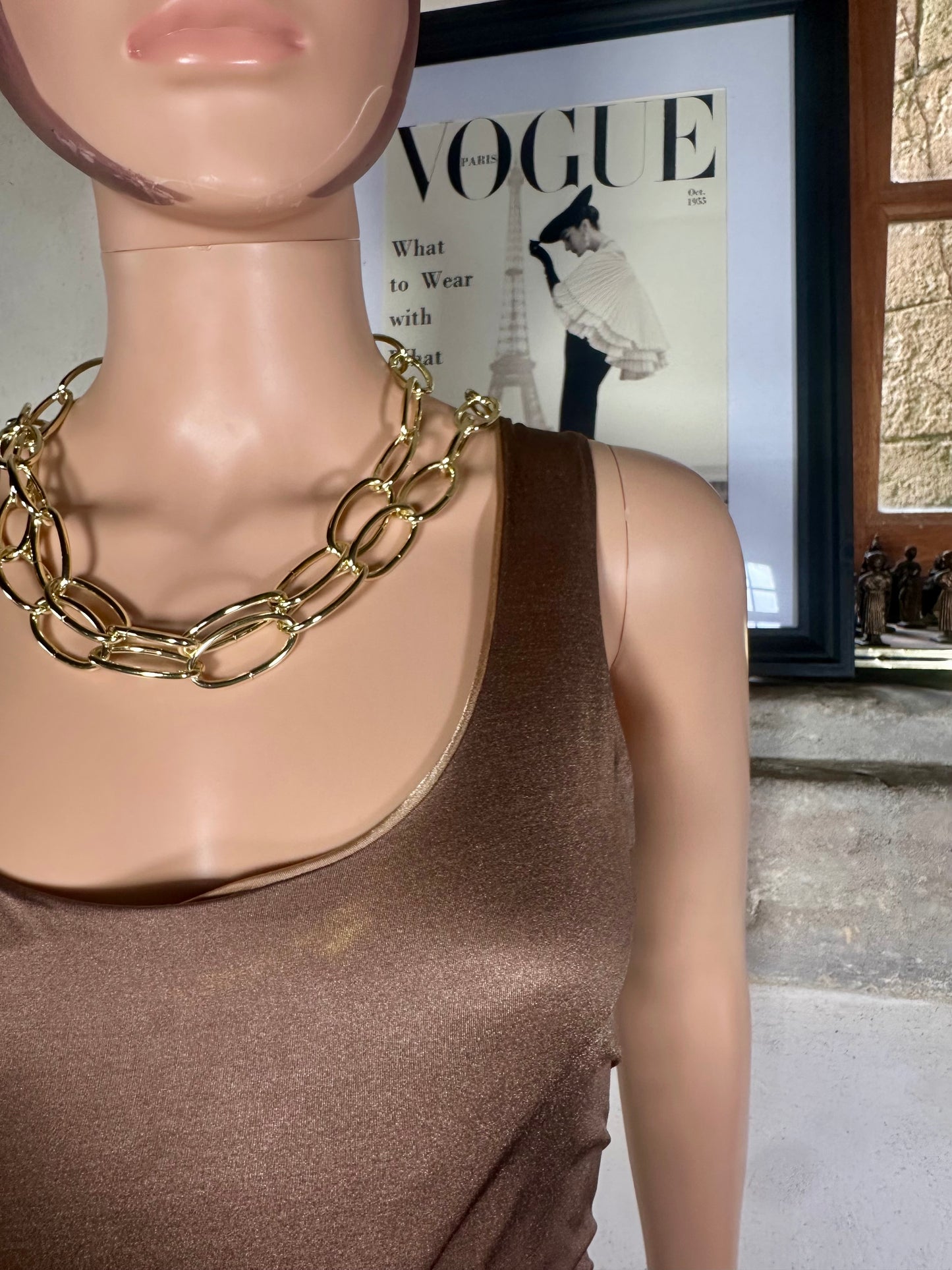 Dolce & Gabbana Mare Reversible Stretch Beach Dress Bronze/Gold