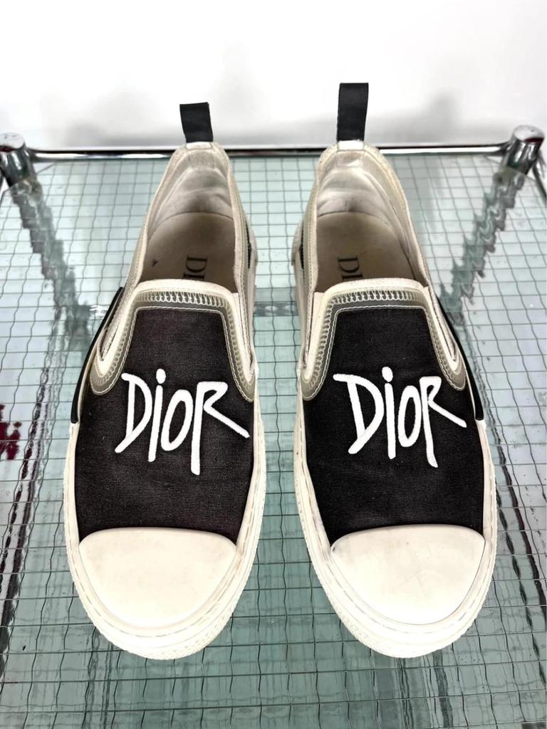 Original Dior unisex slip-on sneakers
