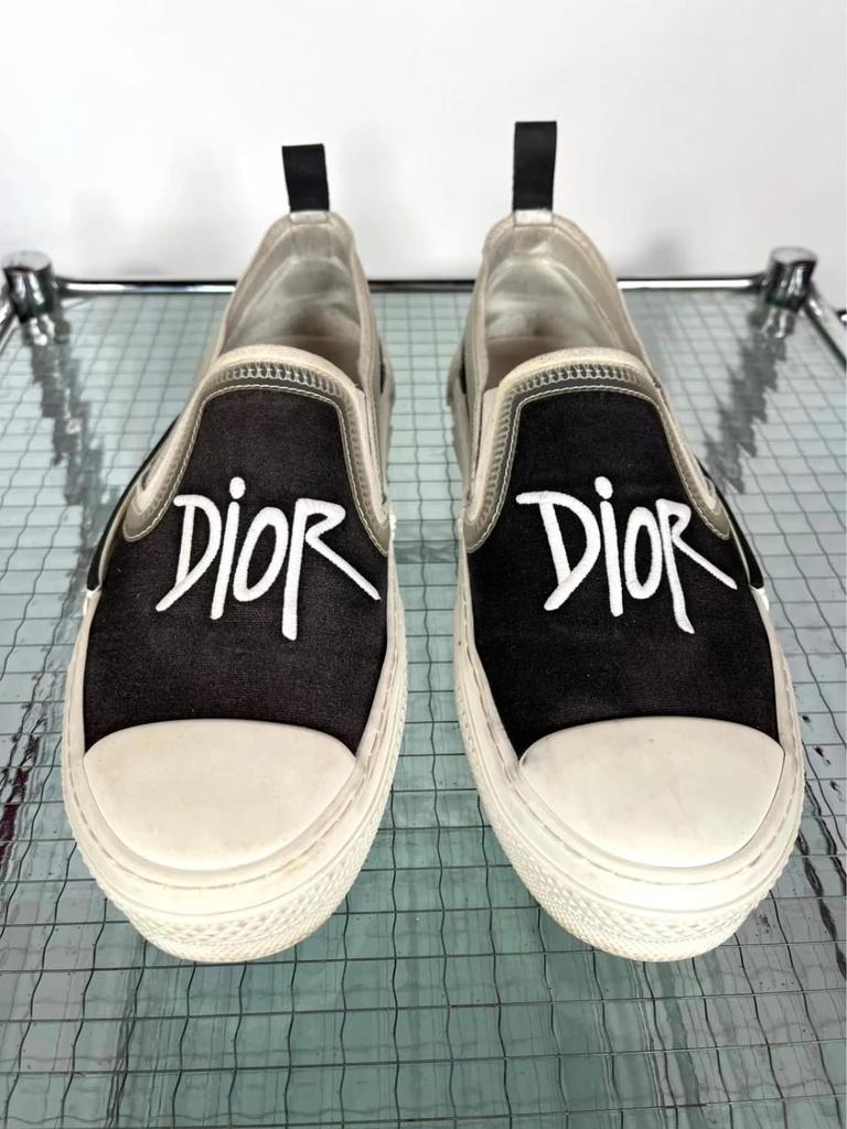 Original Dior unisex slip-on sneakers