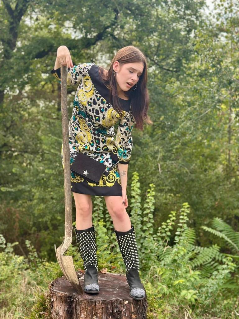 Bottes Baldan en cuir noir clouté – Made in Italy