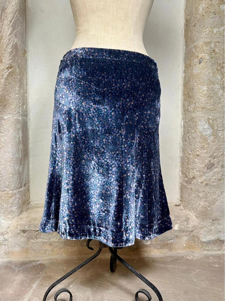 Jupe en velours de soie Marc Jacobs vintage