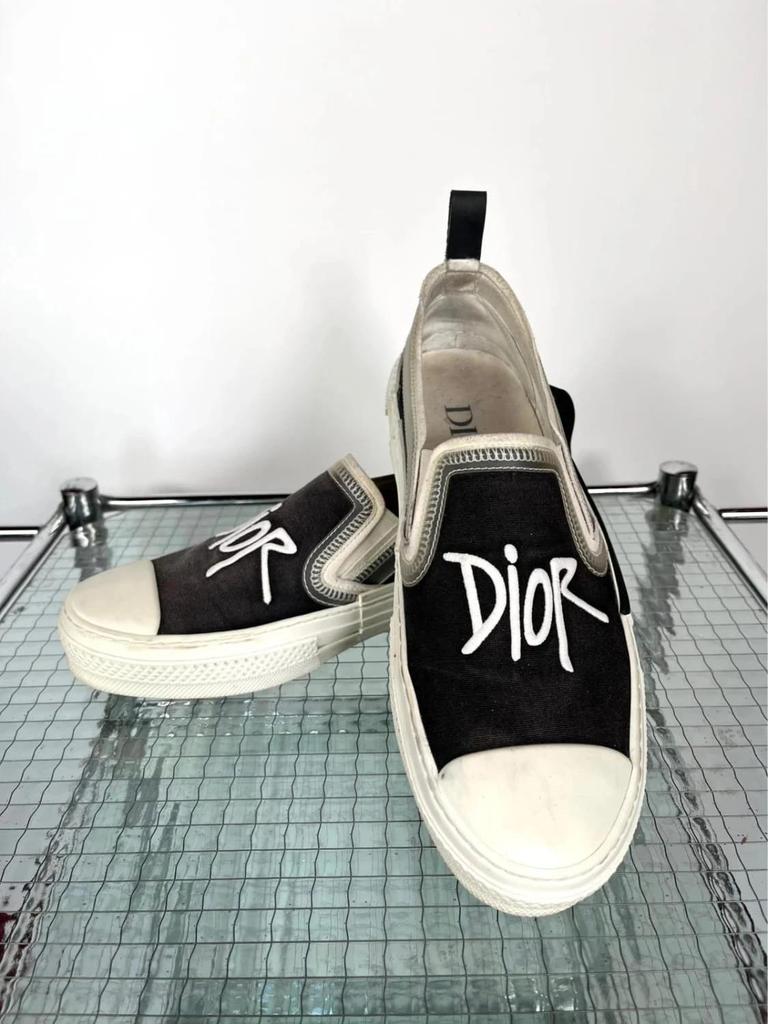 Original Dior unisex slip-on sneakers