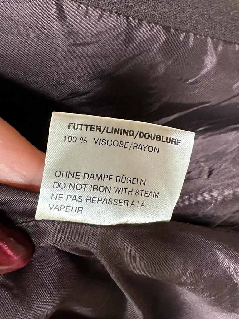 Manteau léger en laine marron Givenchy vintage